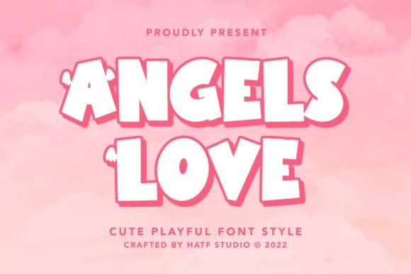 Angels Love: A Handwritten Font with Heart