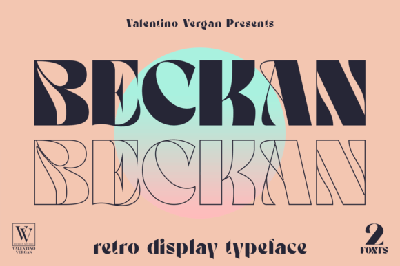 Beckan: A Bold, Retro-Inspired Font for Modern Design