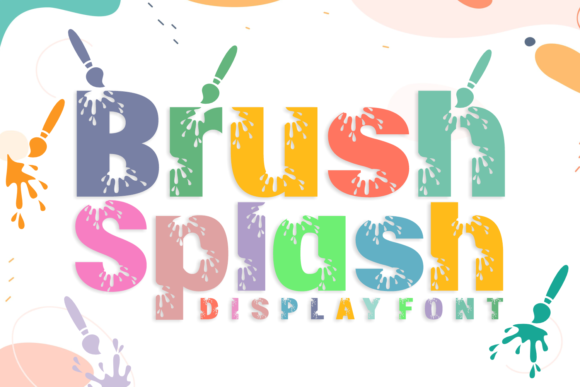 Brush Splash: A Playful Font for Creative Design Projects