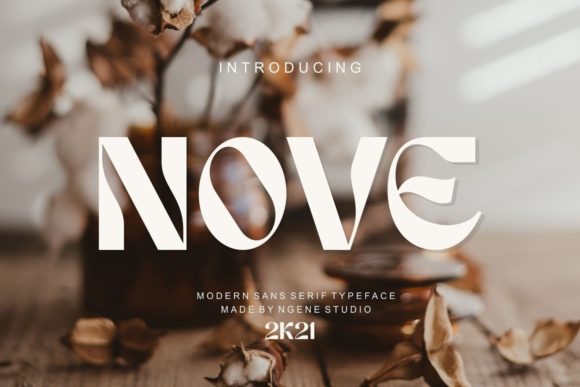 Enhancing Design with the Nove Display Font