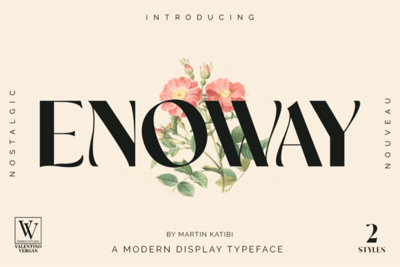 Enoway: A Modern Display Font for Bold and Stylish Design Projects