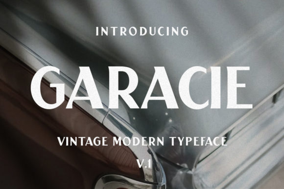 Garacie: A Bold, Vintage-Styled Display Font for Strategic Design and Branding