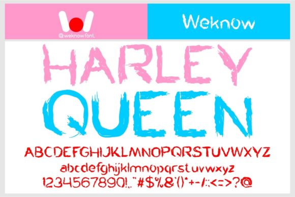 Harley Queen: The Ultimate Display Font for Creative Projects