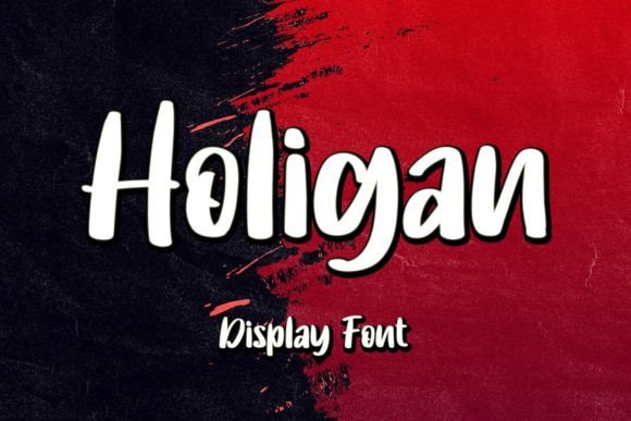 Holigan: A Bold Display Font for Creative Projects