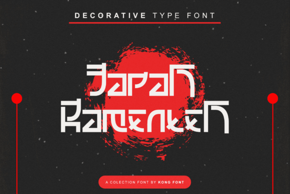 Japan Ramenten: A Playful Font for Creative Projects