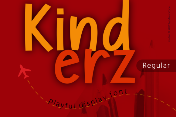 Kinderz: A Versatile Display Font for Creative Projects