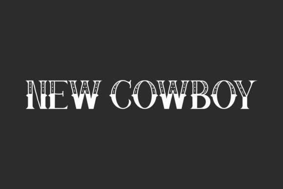 New Cowboy: The Bold Display Font for Your Creative Projects