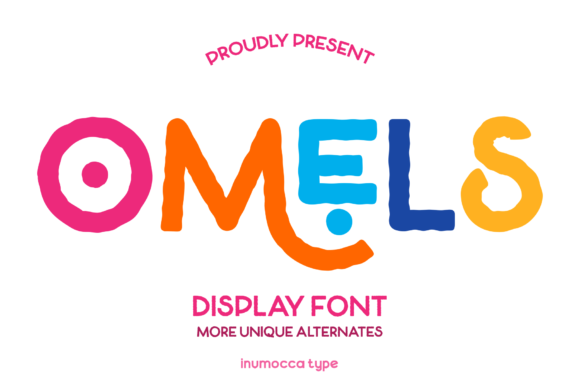 Omels: A Versatile Display Font for Creative and Professional Workflows