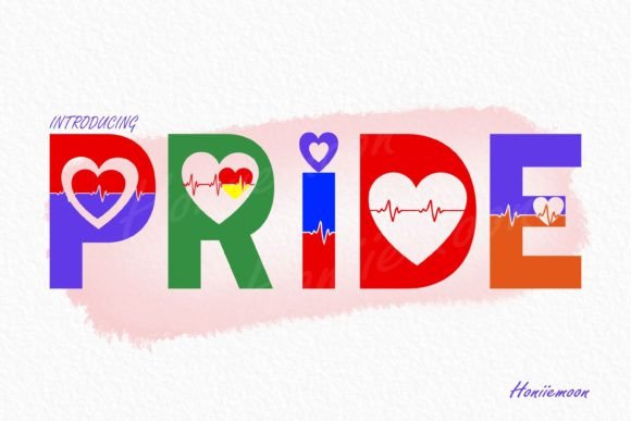 Pride Font: A Bold and Colorful Display Choice
