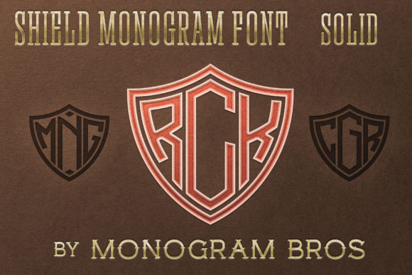 Shield Monogram: A Timeless Typography Choice