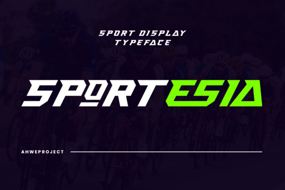 Sportesia: A Modern Display Font for Sports and Racing-Themed Projects