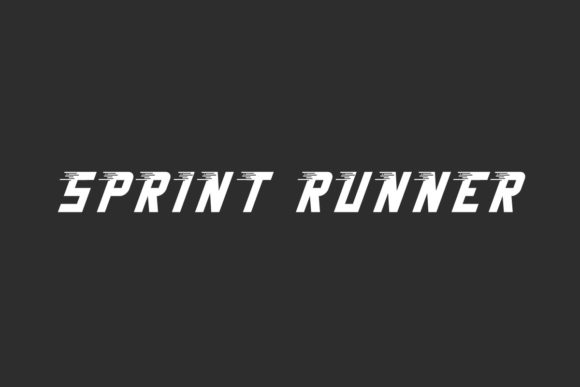 Sprint Runner: A High-Speed Display Font for Dynamic Branding and Design