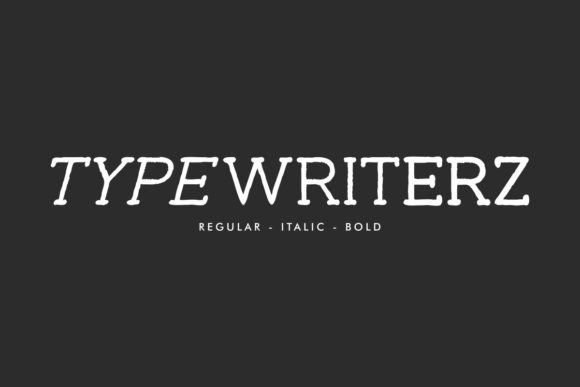 Typewriterz: A Vintage Styled Font for Elevating Your Creative Workflow