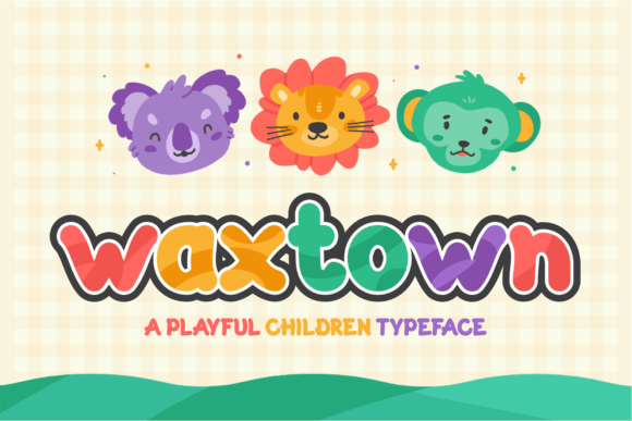 Waxtown: A Playful Font for Casual, Youth-Focused, and Creative Designs