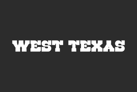 West Texas: A Bold Font for Creative and Professional Use